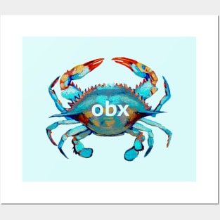 OBX Blue Crab Posters and Art